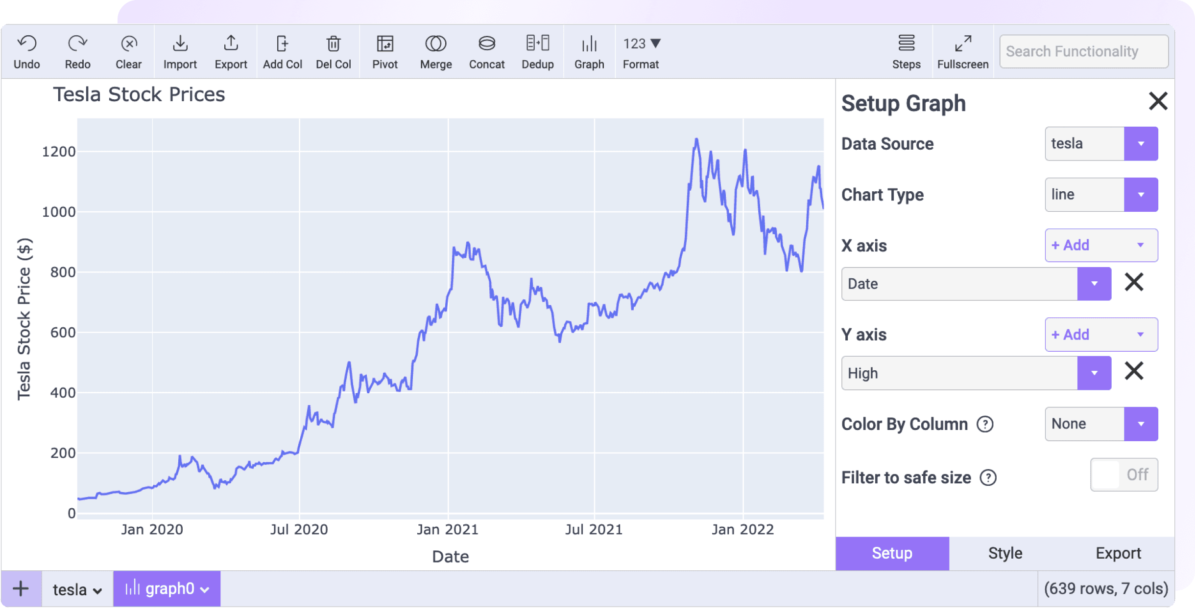 Explore your data with Mito